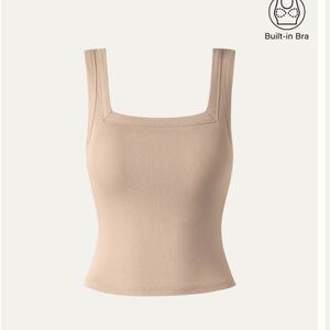 OGLmove Open Back Tank Top Built-in Bra - S and XS